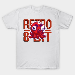 Octo-Kun Retro 8-BIT T-Shirt